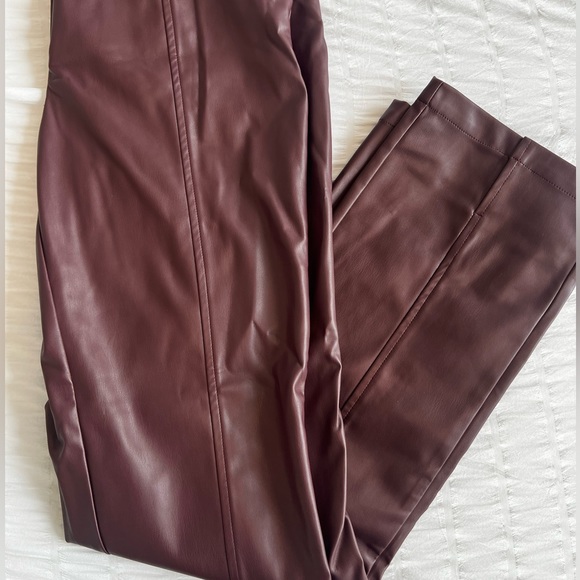 Steele Vegan Leather Straight Leg Pant - Picture 7 of 10